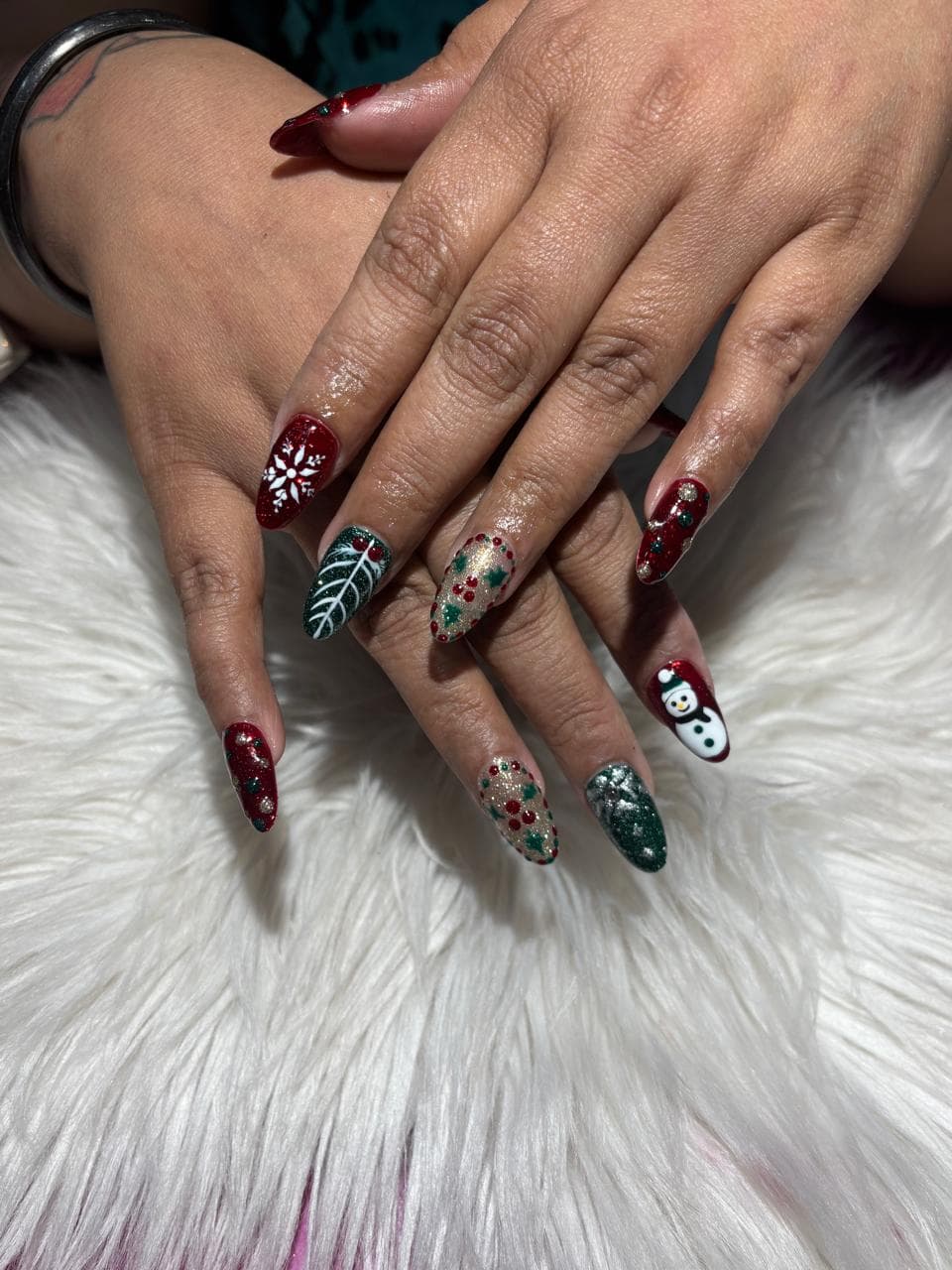 Christmas nail art